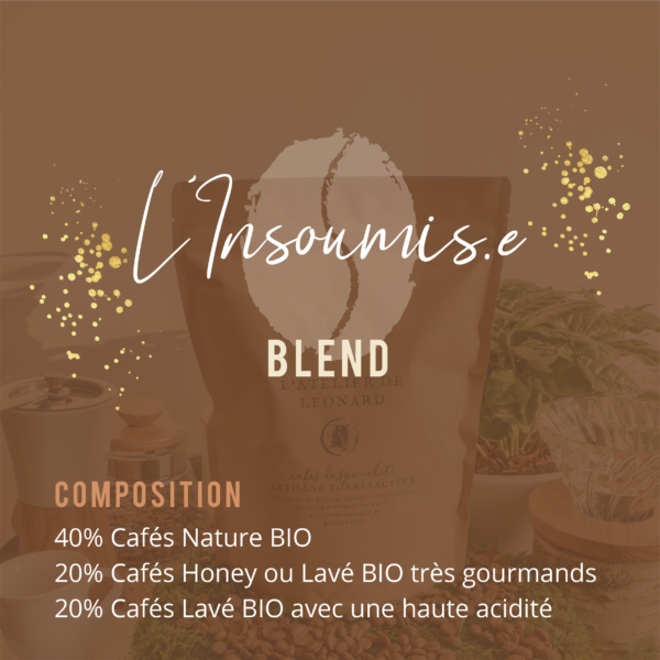 Blend - Café BIO - L'atelier de Léonard - atelier de torréfaction